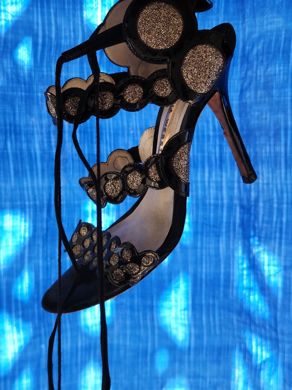 Sophia Webster black withGlitter/ sparkle heels! - Picture 9 of 9